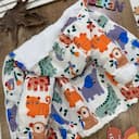 سوییشرت ( بارانی ) تو کرک حیوانات سفید 1293